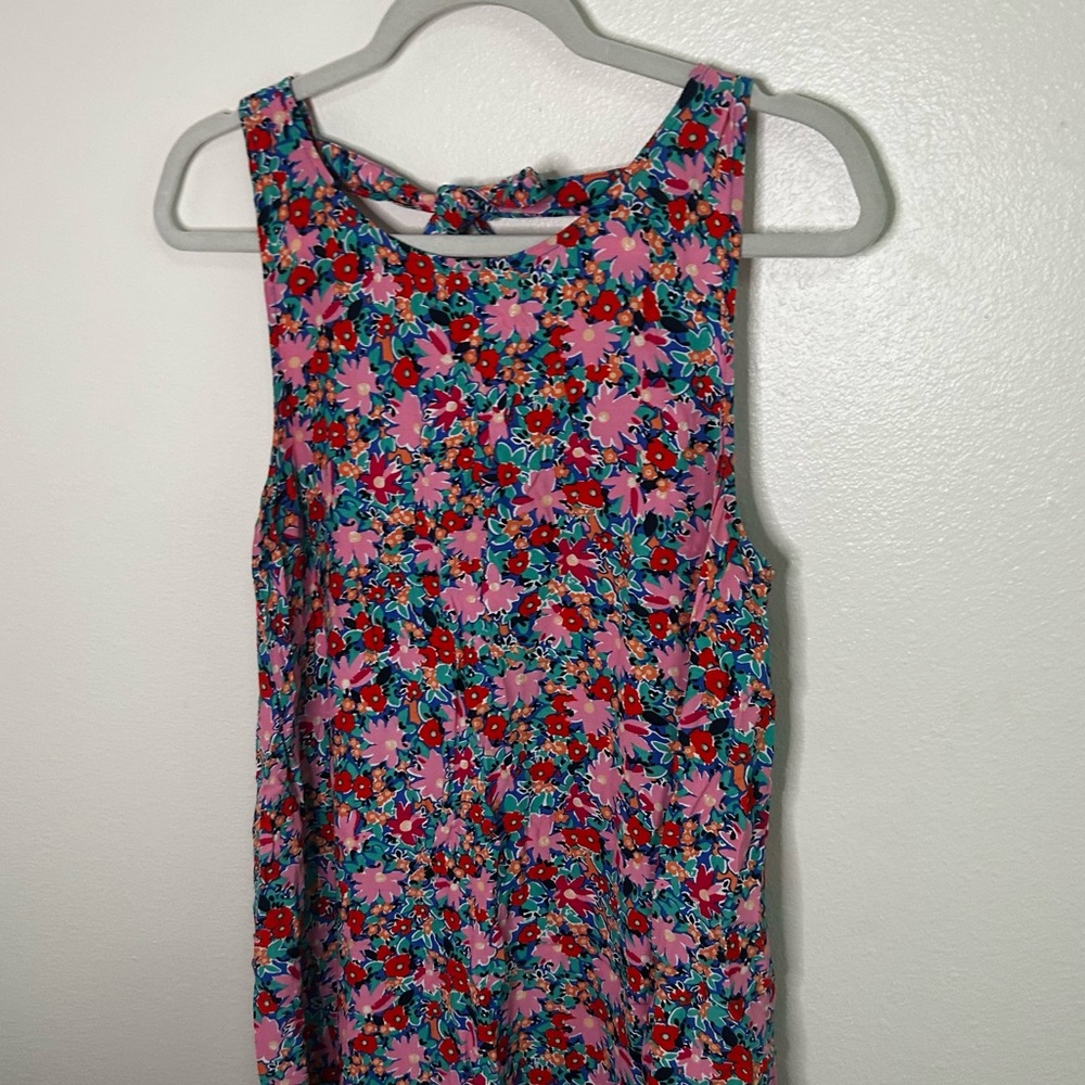 Loft floral print tie back sundress - Picture 4 of 9